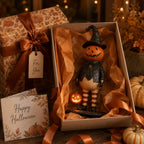 🎃✨Pumpkin Witch Lantern Figurine – Spooky Whimsy Halloween Home Decor