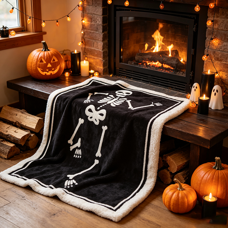 Halloween Jacquard Sleep Blanket