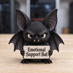 🦇Emotional Support Bat - A spooky-cute desk companion that brings a little emotional backup to your day.