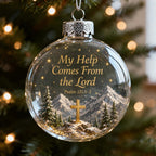 ✨ Psalms Scripture Christmas Ornament
