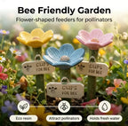 🐝Flower-Shaped Bee Watering Station💧