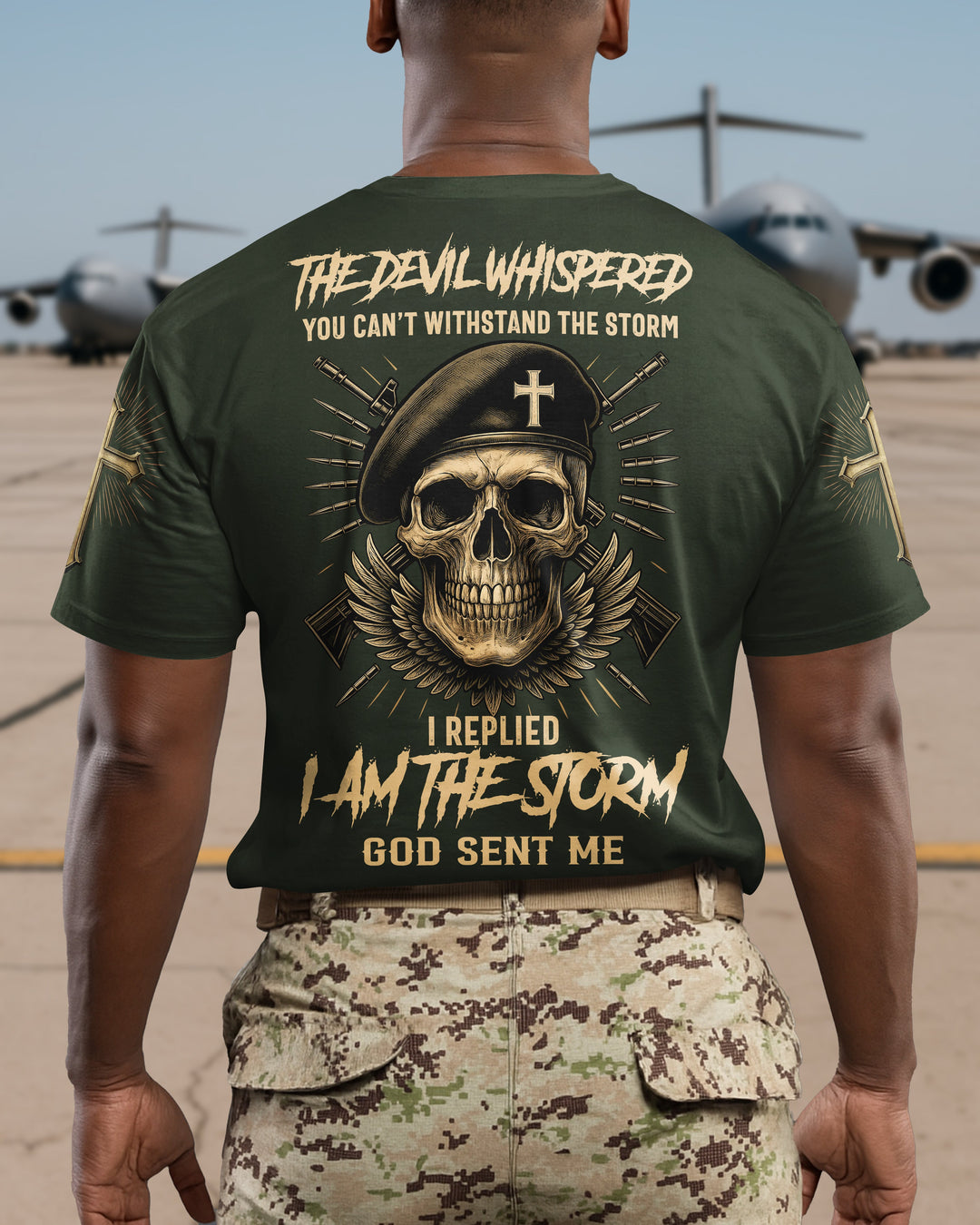 The Devil Whispered You Can't Withstand The Storm T-Shirt