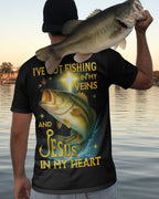I've Got Fishing In My Veins And Jesus In My Heart All Over Print T-Shirt