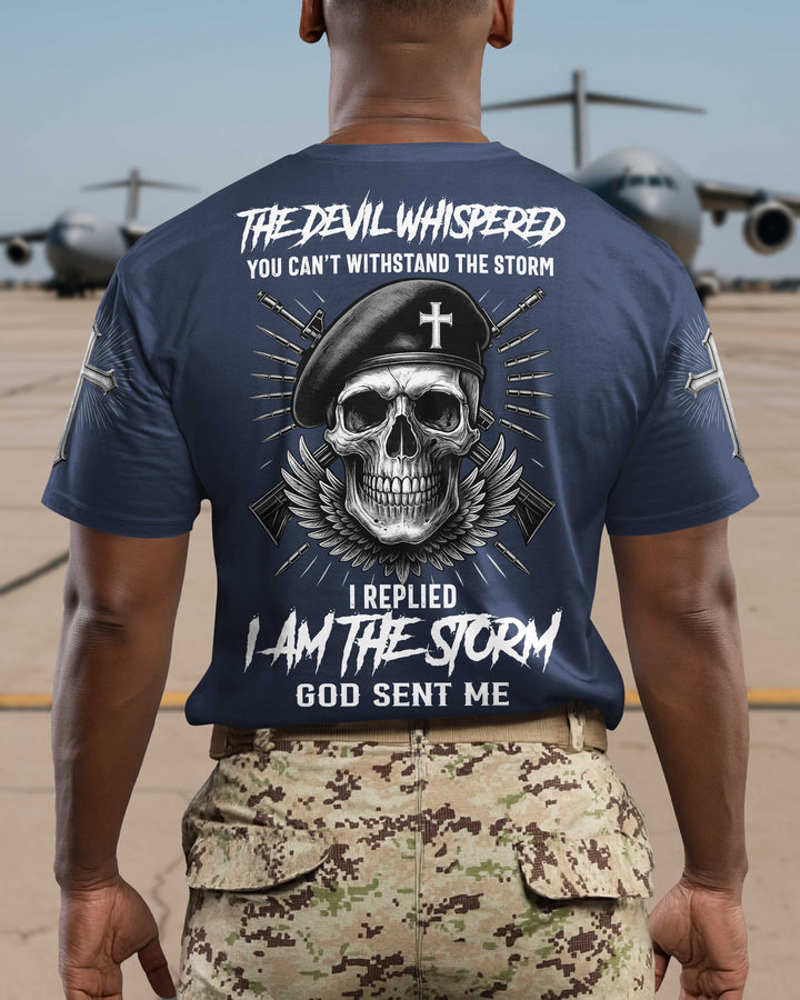 The Devil Whispered You Can't Withstand The Storm T-Shirt