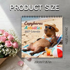 🔥🐹 2027 Capybara Wall Calendar
