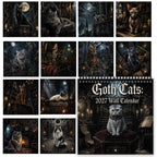 🐈‍⬛ Gothic Cats 2027 Wall Calendar