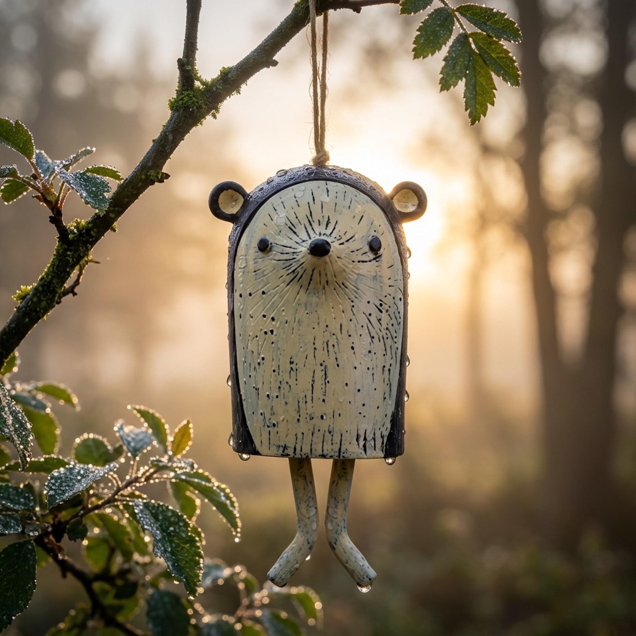 🎐Handmade Whimsical Animal Wind Chime Ornaments