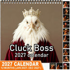 🐔 2027 Cluck Boss Calendar – 12 Months of Hilarious Chicken Portraits & Quirky Personalities
