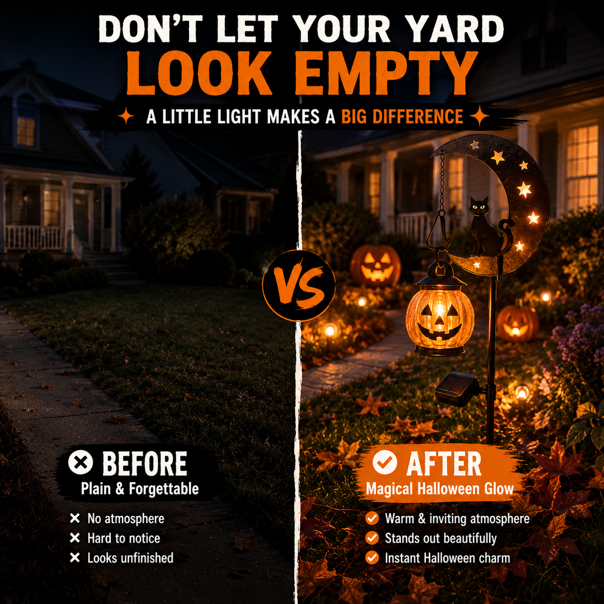 🎉Handmade Halloween Garden Stake Light
