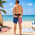 Men's Novelty Prank Swim Trunks – Funny Beach Shorts for Summer & Parties