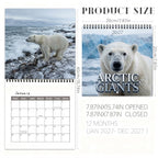 🐻‍❄️2027 Polar Bear Calendar - 12 Months of Majestic Polar Bear Portraits & Wild Arctic Moments