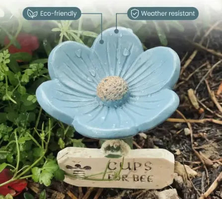 🐝Flower-Shaped Bee Watering Station💧