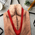 😂🔥 Novelty Hairy Chest Apron-The Funniest Thing You'll Wear While Cooking