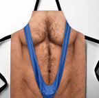 😂🔥 Novelty Hairy Chest Apron-The Funniest Thing You'll Wear While Cooking