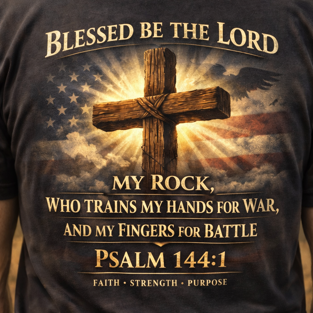 Blessed Be The Lord PSALM 144:1 T-Shirt