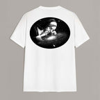 Nun Smoking Dark Style Black Print T-shirt