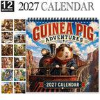 🐹2027 Guinea Pig Adventures Calendar