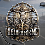 ✝️Christian Faith Car Emblem Collection — Cross, Resurrection & Hope