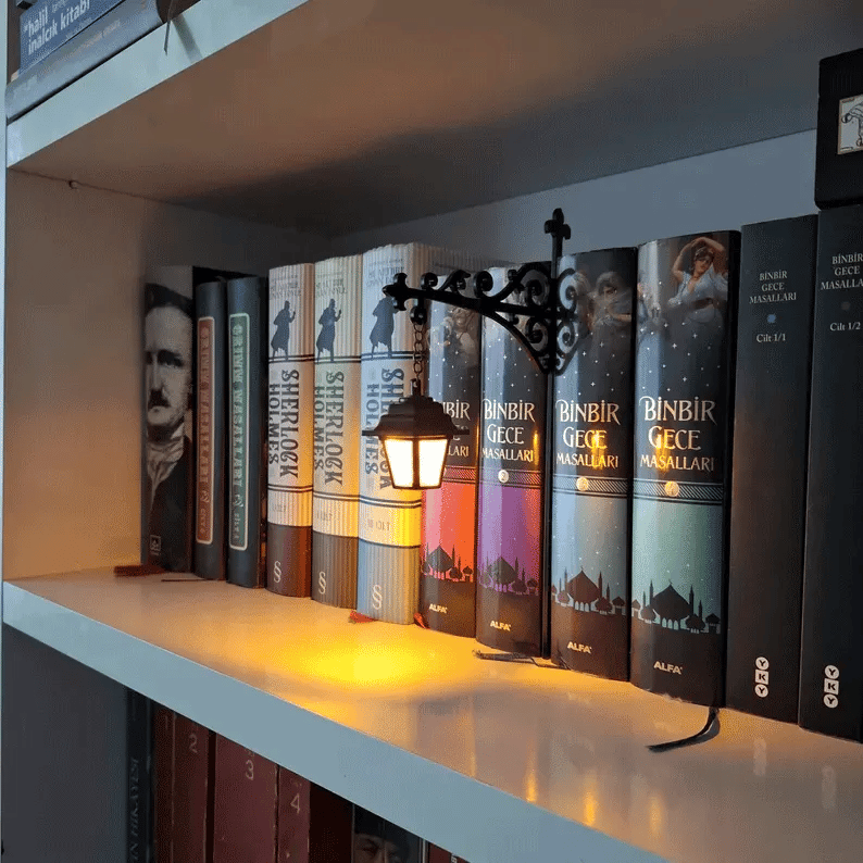 Library Lantern-Decorative Bookshelf Lighting