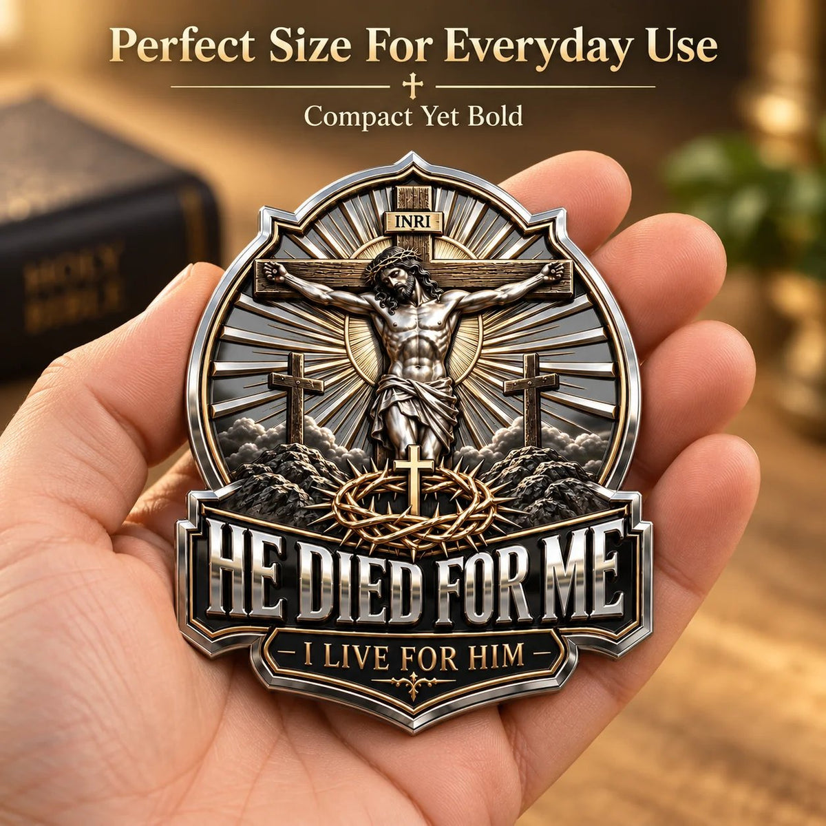 ✝️Christian Faith Car Emblem Collection — Cross, Resurrection & Hope