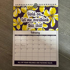 📅 2027 Sweary Mental Health Calendar - Perfect for Home Decor & Gift Ideas