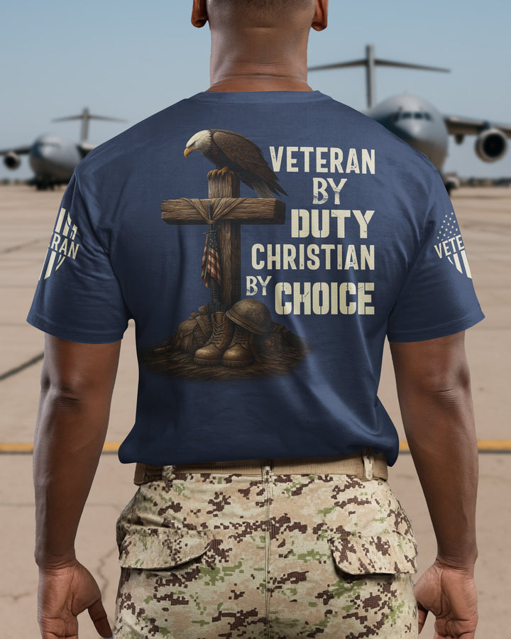 Veteran By Duty All Over Print T-Shirt