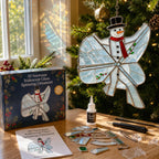 ⏳ Last Day 49% OFF – 🎄Beginner-Friendly 3D Christmas Iridescent Suncatcher DIY Kit | Complete Kit with Glass-Style Panels, Metal Frames, Hanging Chain, Tools & Step-by-Step Guide Included 💕