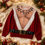 Funny Christmas Santa Shirt – Hilarious Ugly Christmas Sweater for Men