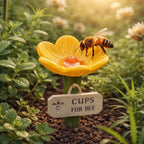 🐝Flower-Shaped Bee Watering Station💧