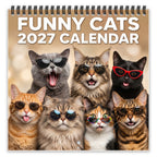 Funny Cats 2027 Calendar – 12 Months of Cat-titude & Laughs