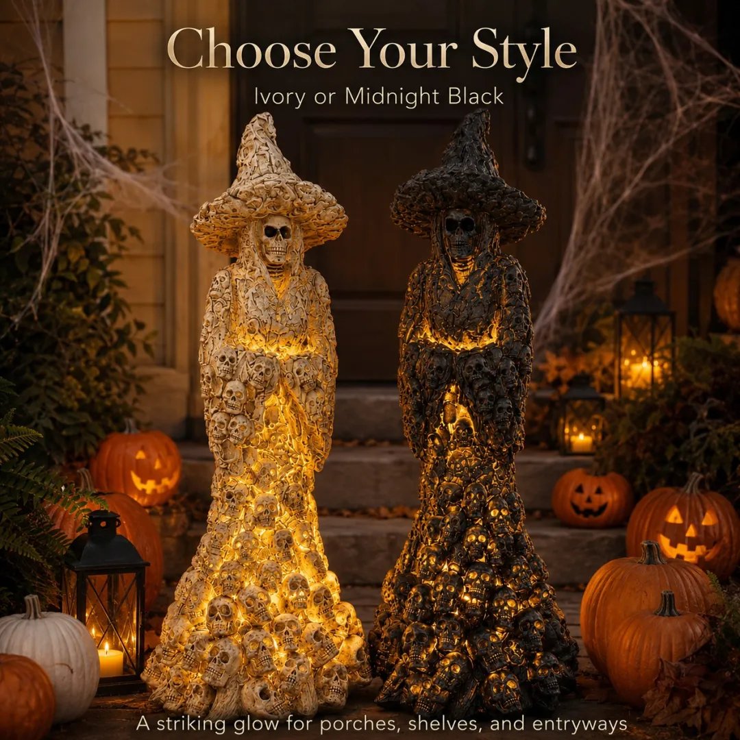 🔥HOT SALE 49% OFF✨Skeleton Witch Ornament(🎁BUY 2 FREE SHIPPING)