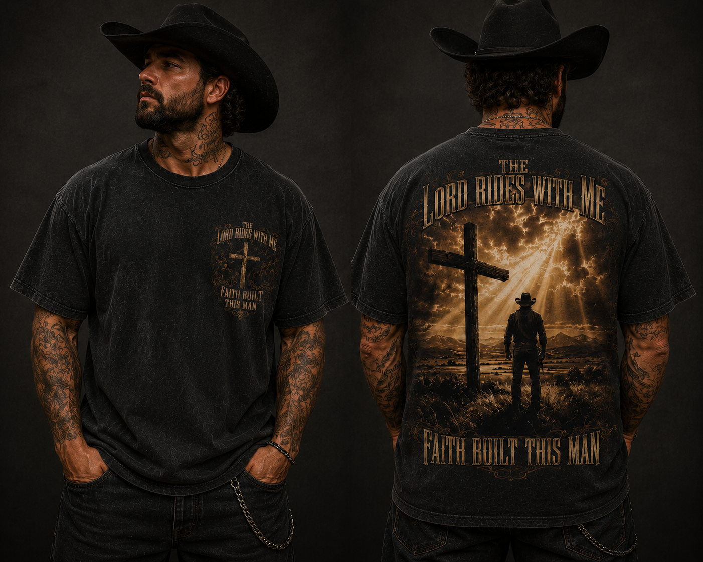 Faith Built This Man T-Shirt
