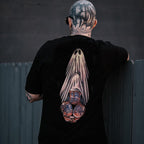 Oral Sex with Tattooed Ghost Dirty Love Black Print T-shirt