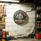 Funny Vintage Metal Sign, This Is My Happy Place Don't F*ck It Up