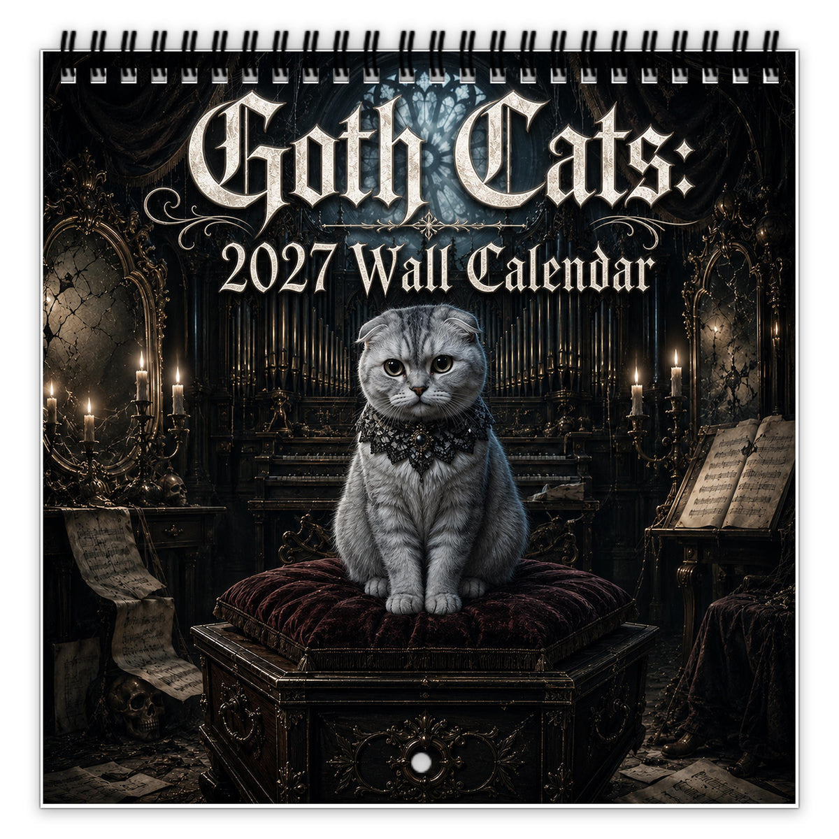 🐈‍⬛ Gothic Cats 2027 Wall Calendar