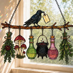 🖤 🐦‍⬛Raven Witch Suncatcher(✨Buy 2 Free Shipping)