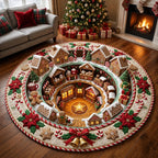 🎄 Christmas 3D Optical Illusion Rug