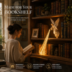 🎁 Heavenly Guardian — Angel Beam Bookshelf Decor
