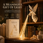 🎁 Heavenly Guardian — Angel Beam Bookshelf Decor