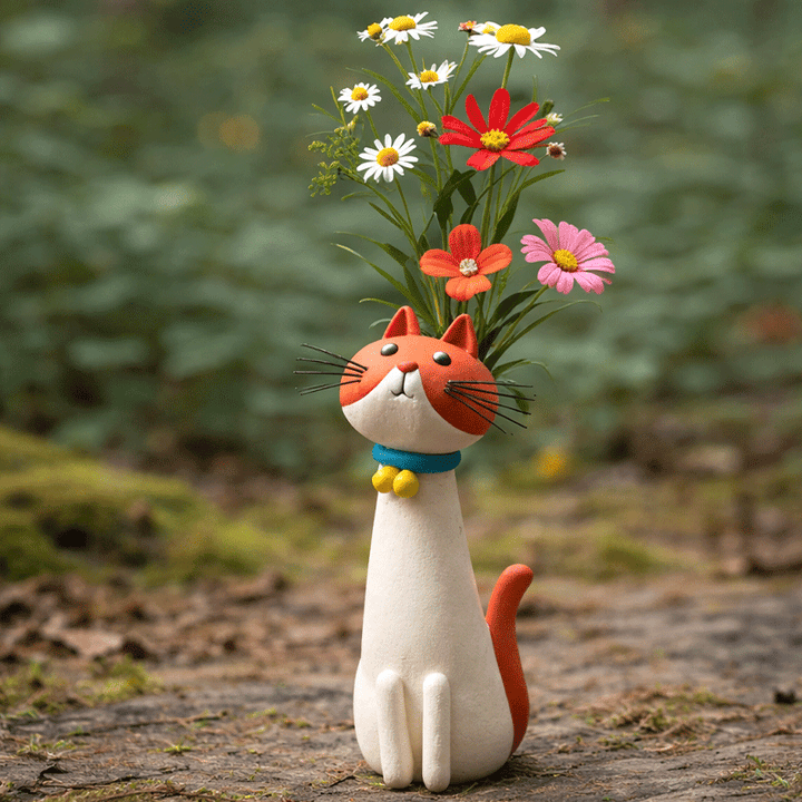 💖🎁2026 Mother's Day Gifts 50% Off--😻Quirky Cat Vase