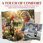 Metal Cemetery Memorial Plaque for Remembrance