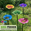 🎉Handmade Colorful Garden Flower Bird Feeder