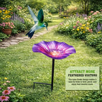 🎉Handmade Colorful Garden Flower Bird Feeder