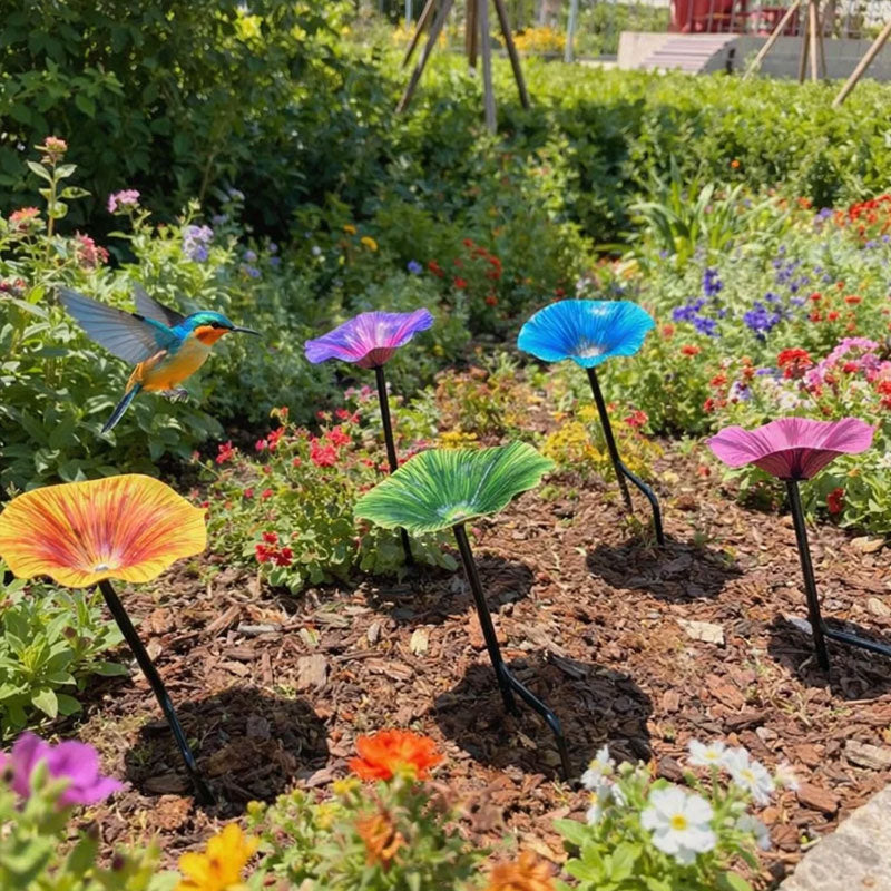 🎉Handmade Colorful Garden Flower Bird Feeder