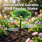 🎉Handmade Colorful Garden Flower Bird Feeder