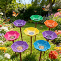 🎁Handmade Metal Flower Garden Stake🐦
