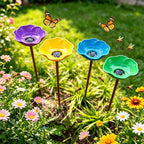 🎁Handmade Metal Flower Garden Stake🐦