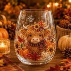 🍂✨Autumn Harvest Glass Cup Set