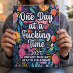 📅 2027 Sweary Mental Health Calendar - Perfect for Home Decor & Gift Ideas