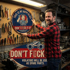 Funny Vintage Metal Sign, This Is My Happy Place Don't F*ck It Up